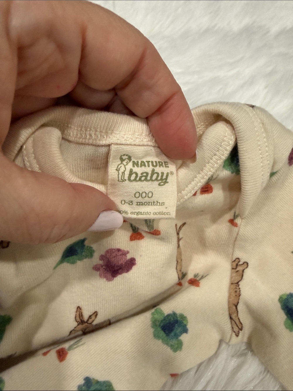 Organic Cream Baby One-Piece with Animal Prints Bundle - Picture 7 of 7